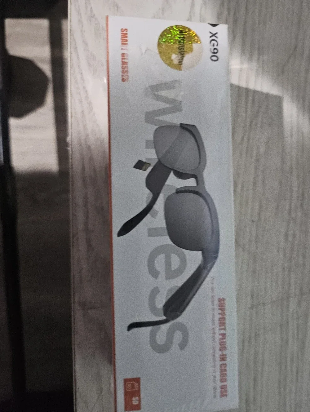Smart Glasses in White Retail Box